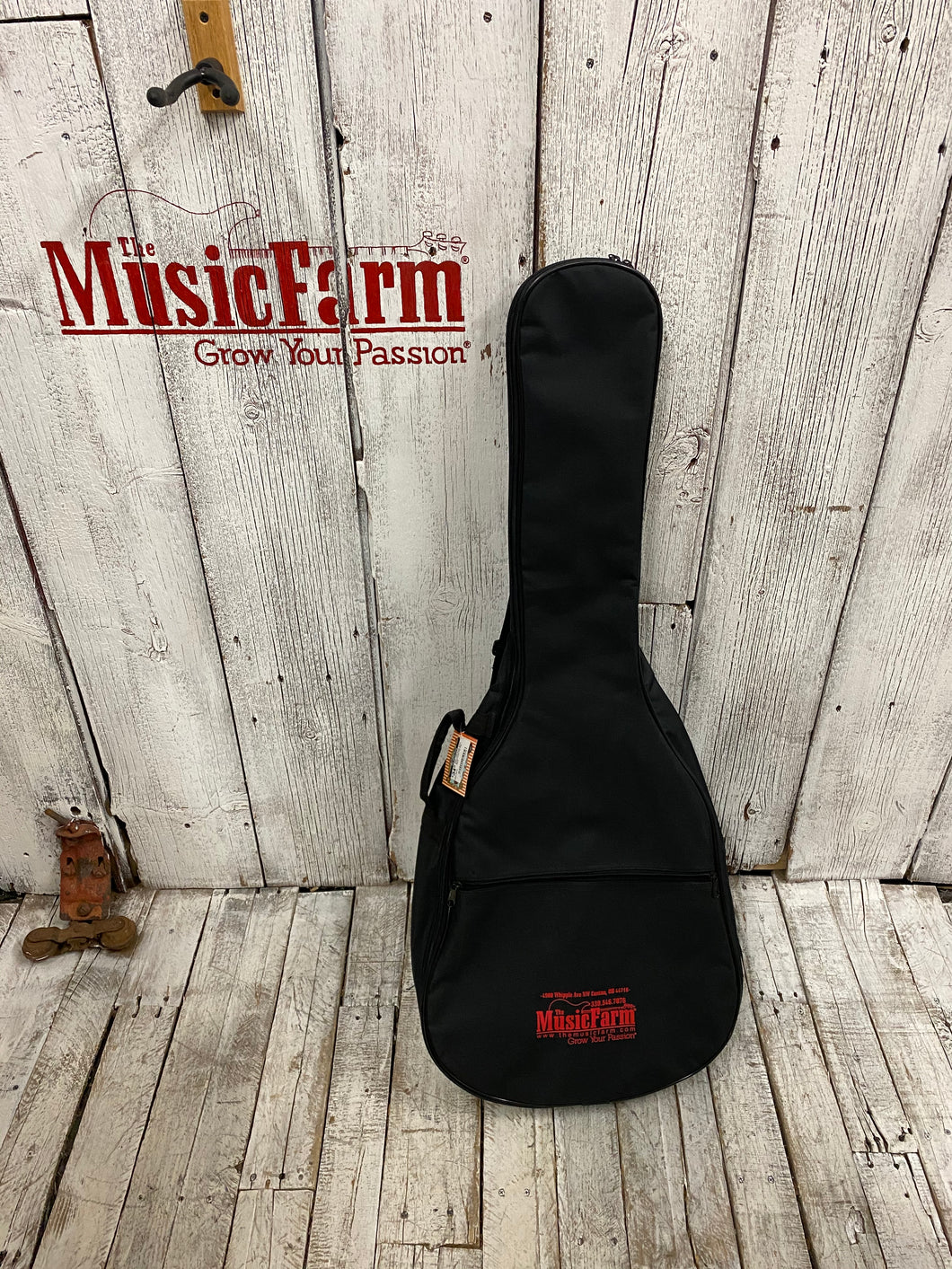 Henry Heller HGB-D88 Padded Acoustic Guitar Gig Bag w The Music Farm Logo