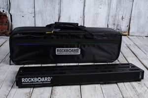 RockBoard by Warwick RBO B 2.2 DUO B Guitar Effects Pedal Pedal Board w Gig Bag