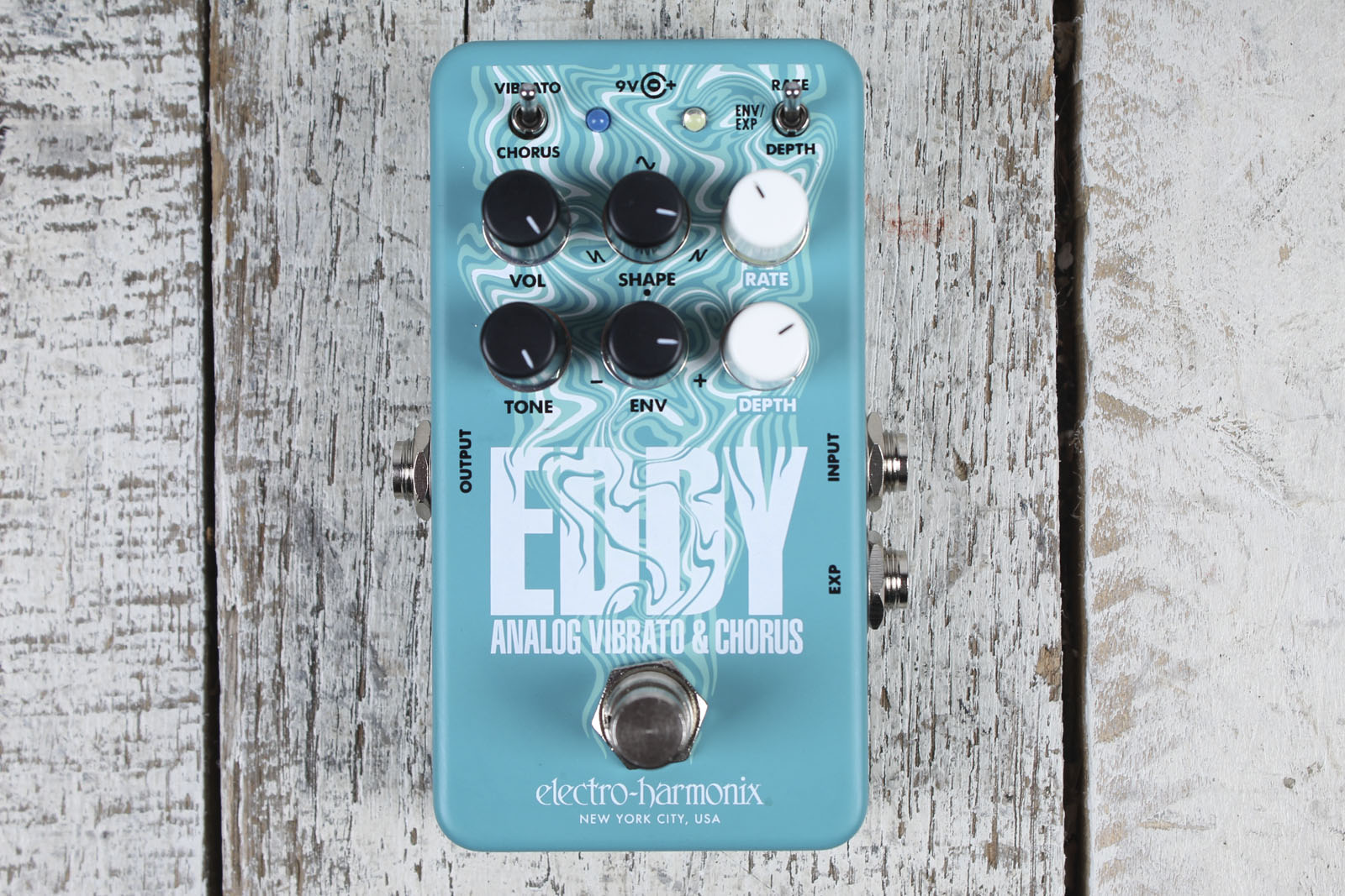 Electro Harmonix EDDY Analog Vibrato and Chorus Electric Guitar Effects Pedal