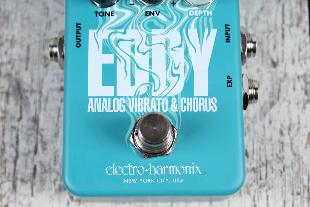 Electro Harmonix EDDY Analog Vibrato and Chorus Electric Guitar Effects Pedal
