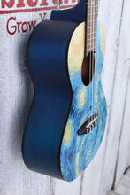 Load image into Gallery viewer, Luna Uke Starry Night Tenor Ukulele Starry Night Graphic UKE STR T with Gig Bag