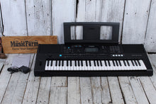 Load image into Gallery viewer, Yamaha PSR-E473 61 Key Portable Keyboard with 820 Voices and Pitch Bend with Power Supply