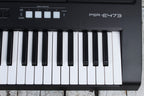 Yamaha PSR-E473 61 Key Portable Keyboard with 820 Voices and Pitch Bend with Power Supply
