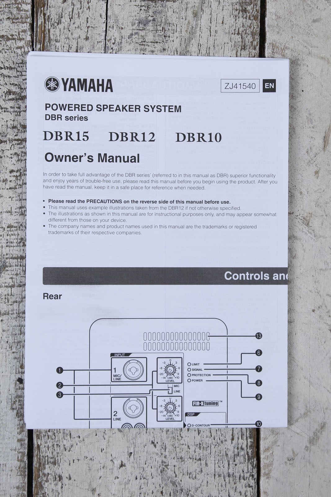 Yamaha DBR10 10 Inch 2 Way Bi Amp Powered Loudspeaker 700 Watt Active Speaker