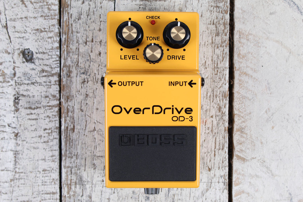 Boss OD-3 OverDrive Effects Pedal Electric Guitar Overdrive