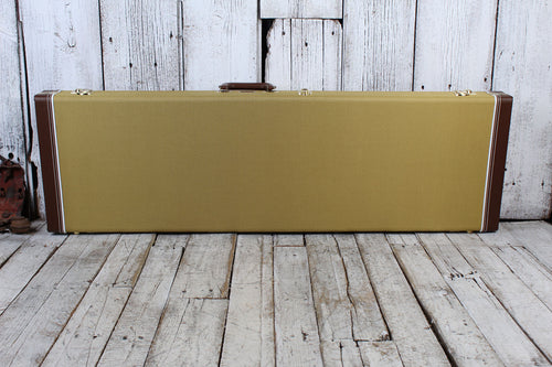 Fender Classic Series Wood Case for Precision Bass or Jazz Bass Tweed