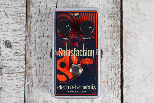 Electro-Harmonix Satisfaction Fuzz Pedal Electric Guitar Fuzz Effects Pedal