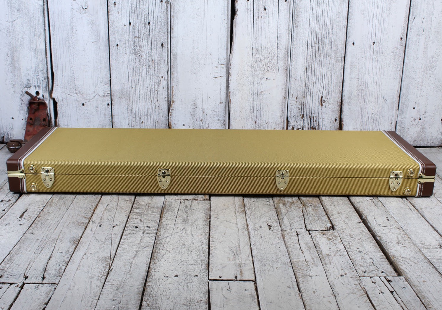 Fender Classic Series Wood Case for Precision Bass or Jazz Bass Tweed