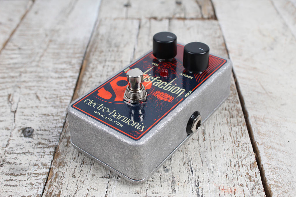 Electro-Harmonix Satisfaction Fuzz Pedal Electric Guitar Fuzz Effects Pedal