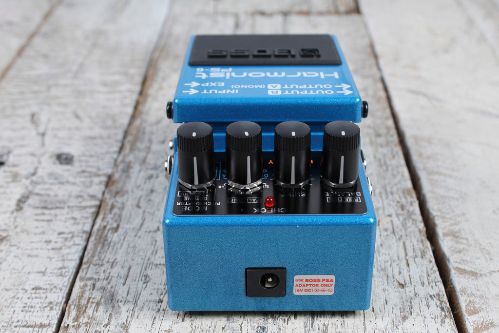 Boss PS-6 Harmonist Pitch Shifter Effects Pedal Electric Guitar Harmony Pedal
