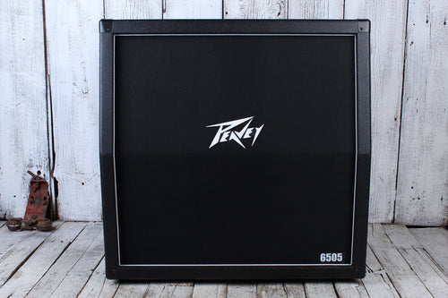 Peavey 6505 Electric Guitar Amplifier Cabinet 4x12 Slanted Speaker Half Stack Cabinet