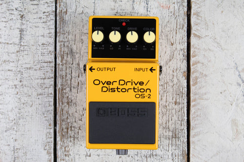Boss OS-2 Overdrive Distortion Effects Pedal Electric Guitar Effects Pedal