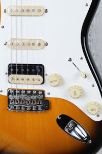 Fender JV Modified '50s Stratocaster HSS Electric Guitar Sunburst with Gig Bag