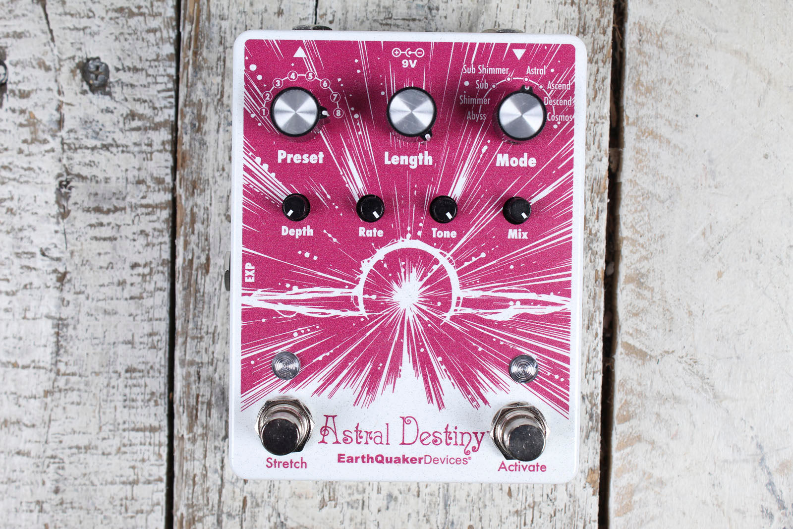 EarthQuaker Devices Astral Destiny Octave Reverb Electric Guitar Effects Pedal
