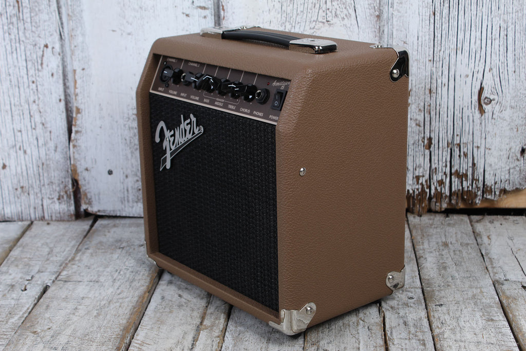 Fender Acoustasonic 15 Acoustic Guitar Amplifier 15 Watt 1 x 6 Solid State Amp