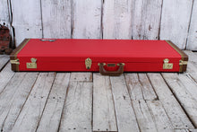 Load image into Gallery viewer, Fender® Classic Series Wood Guitar Case Strat and Tele Hardshell Case Fiesta Red