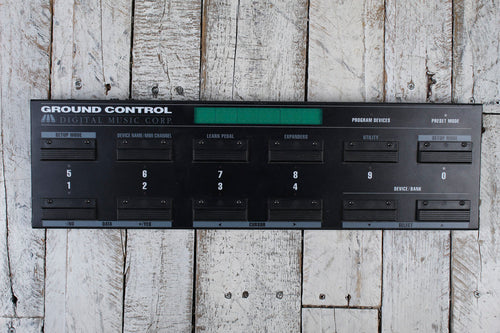 Digital Music Corp Ground Control Programmable MIDI Foot Controller with Power Supply