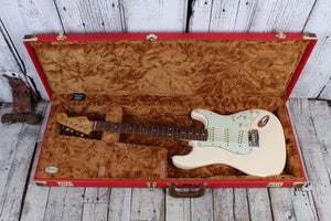 Fender® Classic Series Wood Guitar Case Strat and Tele Hardshell Case Fiesta Red