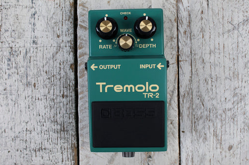 Boss TR-2 Tremolo Pedal Electric Guitar Effects Pedal Vintage Tremolo Effects