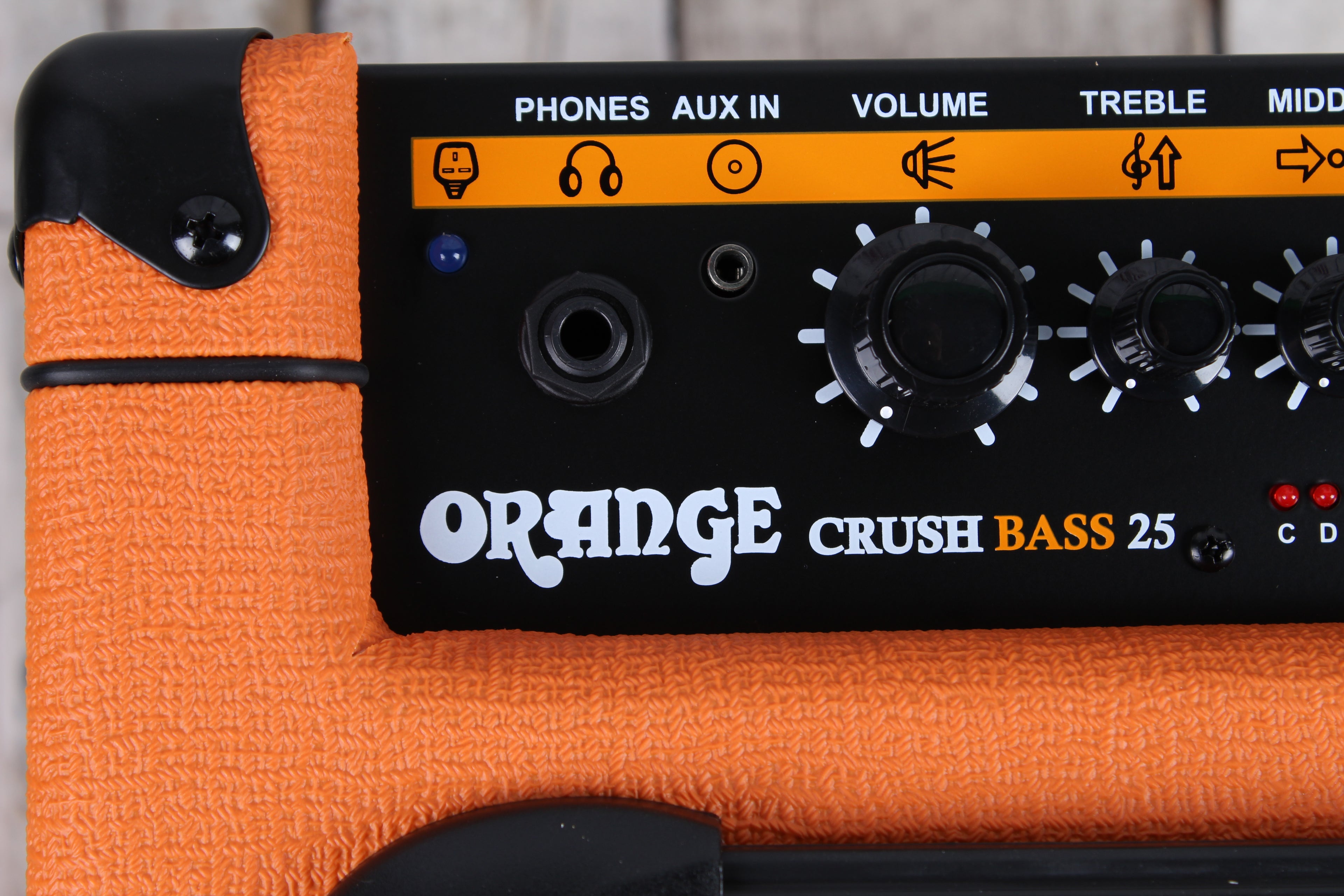 Orange CRUSH BASS 25 Electric Bass Guitar Amplifier 25 Watt 1 x 8 Combo Amp