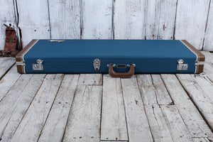 Fender® Classic Series Wood Guitar Case Strat and Tele Hardshell Case Lake Placid Blue