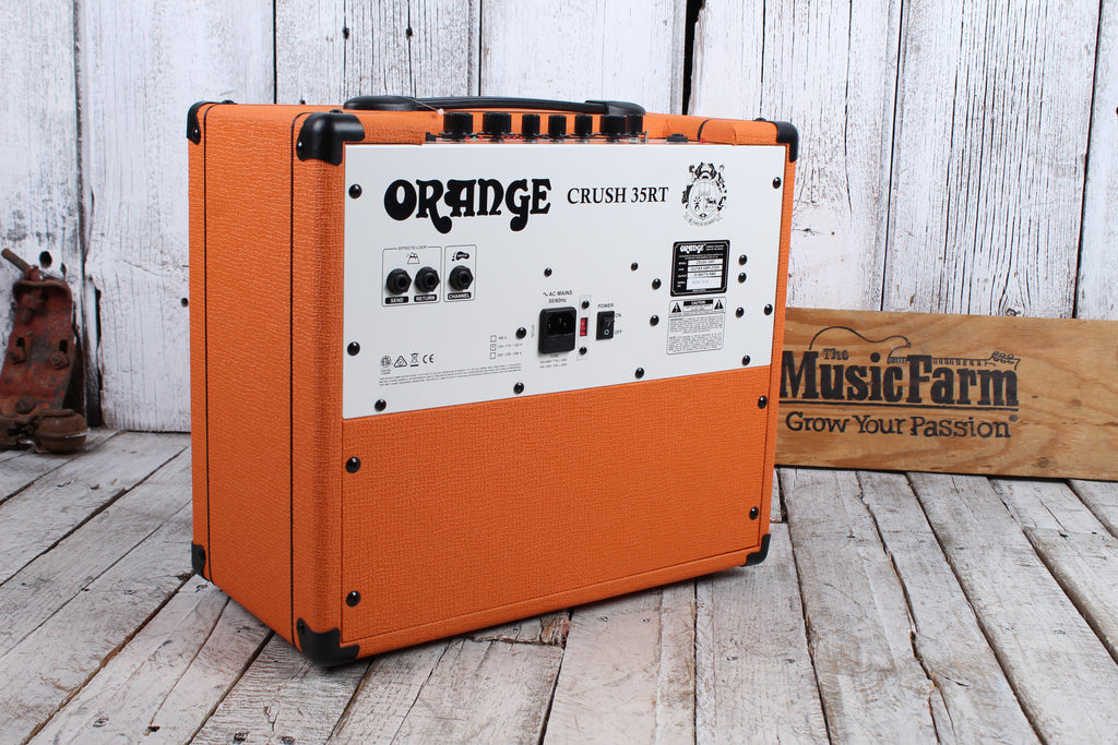 Orange Crush 35RT Electric Guitar Amplifier 35 Watt 1x10 Amp w Reverb & FX Loop