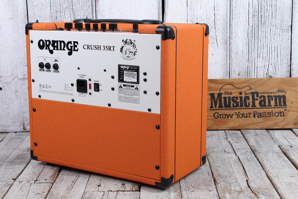 Orange Crush 35RT Electric Guitar Amplifier 35 Watt 1x10 Amp w Reverb & FX Loop
