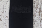 Henry Heller 2 Inch Genuine Cowhide Guitar Strap Black HLO2-BLK