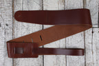 Henry Heller 2.5" Genuine Cowhide Guitar Strap Brown HLO25-BRN