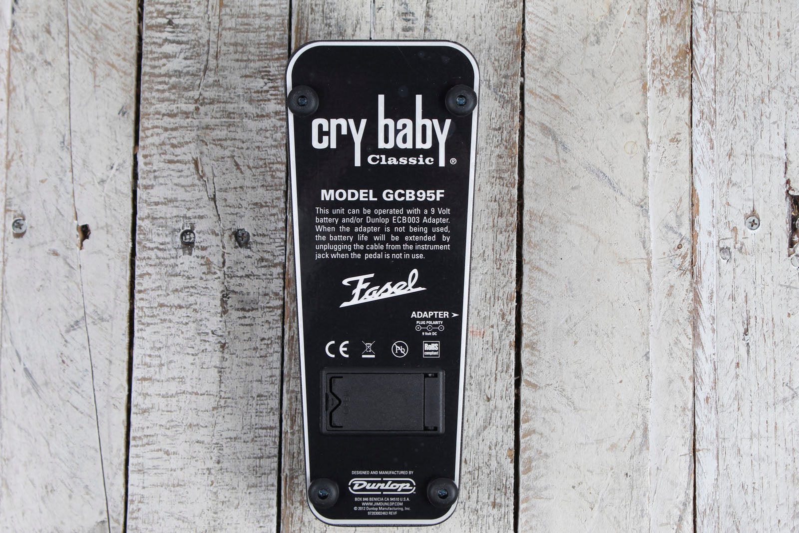 Dunlop Dunlop GCB95F Cry Baby Classic Fasel Inductor Wah Pedal