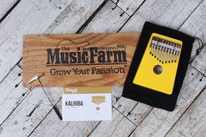 Stagg Kids Tune Series 10 Key Kid Kalimba Yellow KALI-KID10-YW