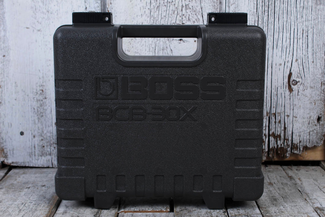 Boss BCB-30X Compact Guitar Effects Pedal Board and Case w Customizable Insert