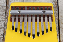 Load image into Gallery viewer, Stagg Kids Tune Series 10 Key Kid Kalimba Yellow KALI-KID10-YW