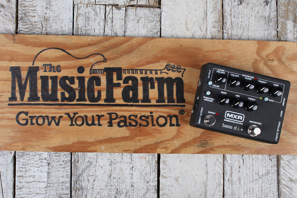 MXR Bass DI+ M80 Pedal Electric Bass Guitar Preamp Distortion Effects Pedal