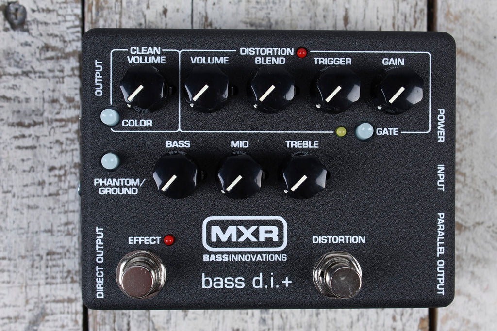 MXR Bass DI+ M80 Pedal Electric Bass Guitar Preamp Distortion Effects Pedal