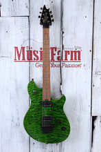 Load image into Gallery viewer, EVH Wolfgang WG Standard QM Electric Guitar Quilt Maple Top Transparent Green