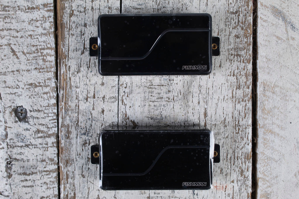 Fishman Fluence Modern Electric Guitar Humbucker Set Black Nickel PRF-MHB-SK2