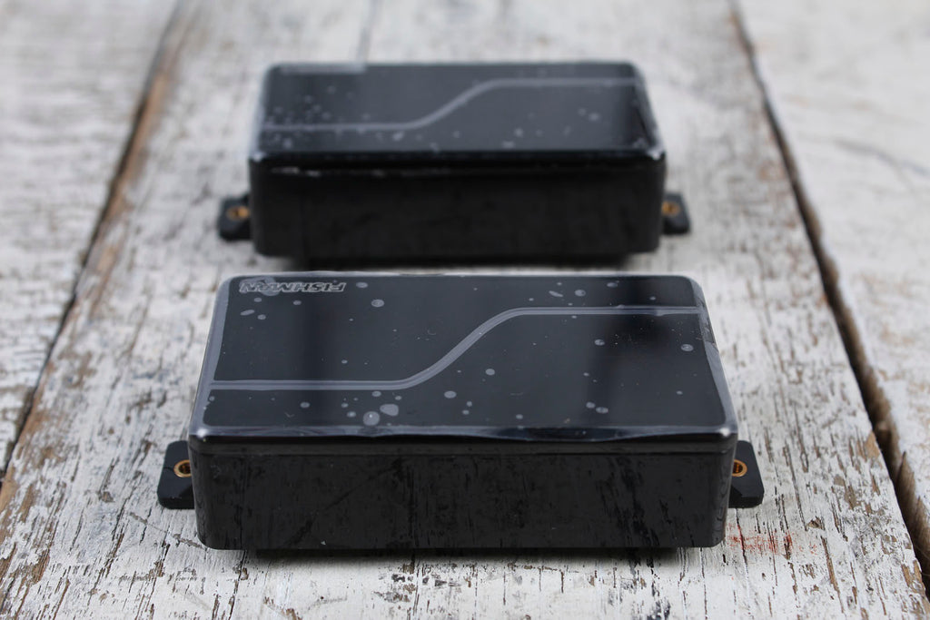 Fishman Fluence Modern Electric Guitar Humbucker Set Black Nickel PRF-MHB-SK2