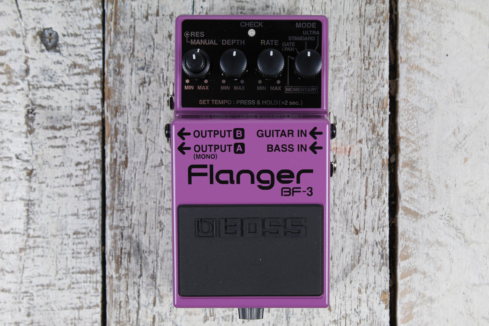 Boss BF-3 Flanger Effects Pedal Electric and Bass Guitar Flanging Effects Pedal Main image