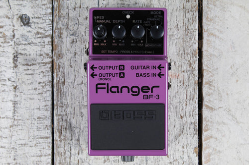 Boss BF-3 Flanger Effects Pedal Electric and Bass Guitar Flanging Effects Pedal