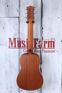 Luna Tribal Mahogany 6 String Baritone Ukulele Guitalele Natural UKE TRIBAL 6
