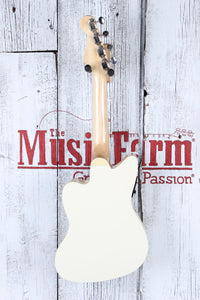 Fender® Fullerton Jazzmaster Ukulele Acoustic Electric Uke Olympic White Finish