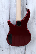 Load image into Gallery viewer, Yamaha TRBX174 RM Double Cutaway 4 String Electric Bass Guitar Red Metallic