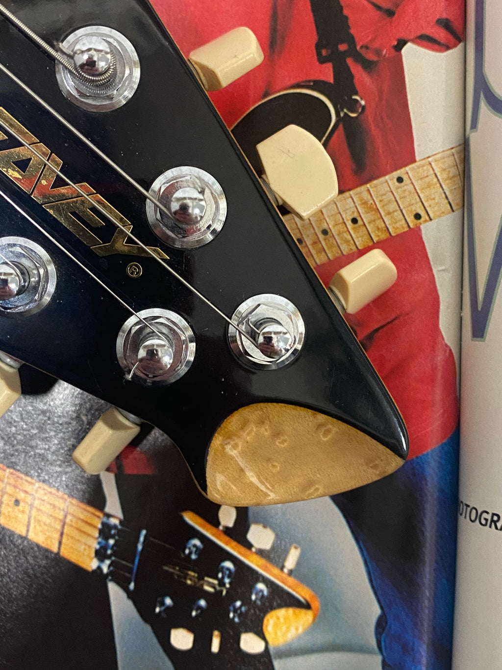 Peavey Flat Top Prototype Wolfgang Eddie Van Halen Owned EVH Guitar w Magazine