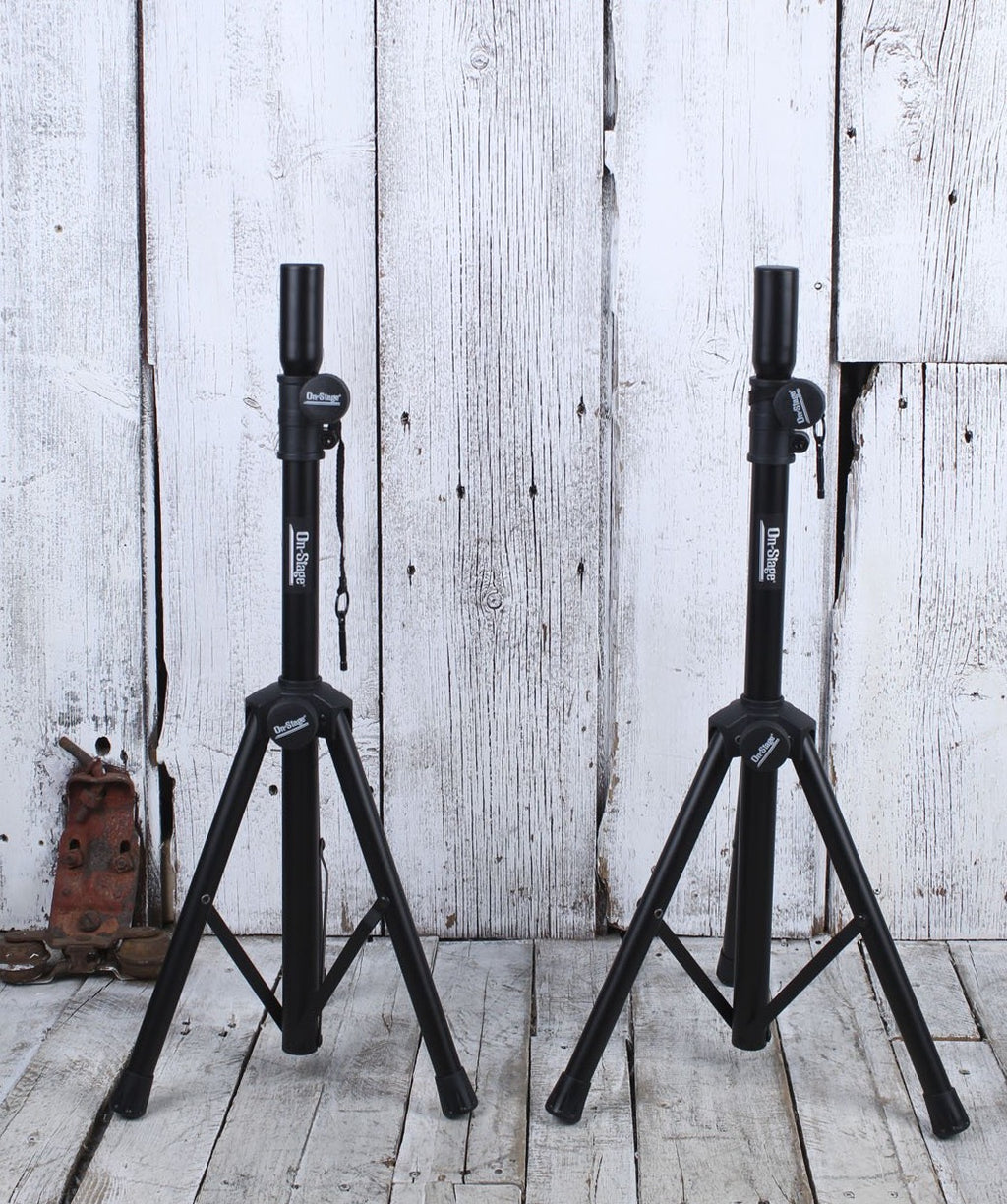 On Stage SSP7000 Mini Speaker Stand Pack Set of Two Stands with Carrying Bag