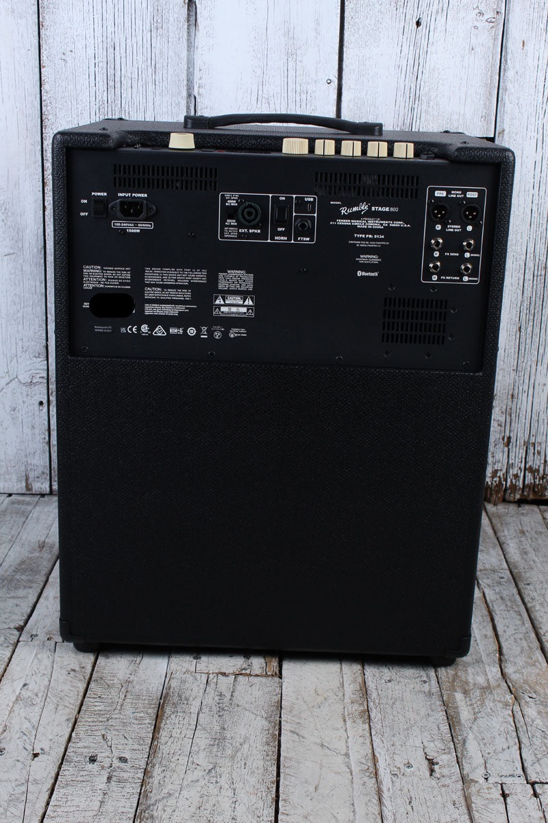 Fender Rumble Stage 800 Bass Guitar Digital Combo Amplifier with Footswitch