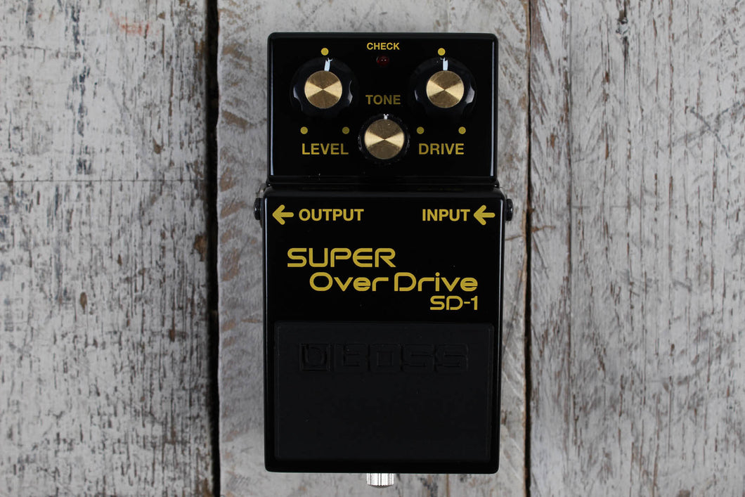 Boss 40th Anniversary SD-1 Super Overdrive Electric Guitar Effect Pedal SD-1-4A