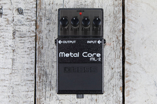 Boss ML-2 Metal Core Distortion Pedal Electric Guitar Distortion Effects Pedal