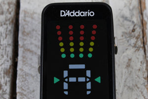 D'Addario Chromatic Tuner Plus Tuner Pedal for Electric Acoustic and Bass Guitar