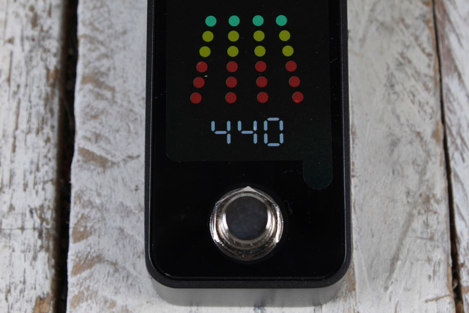 D'Addario Chromatic Tuner Plus Tuner Pedal for Electric Acoustic and Bass Guitar